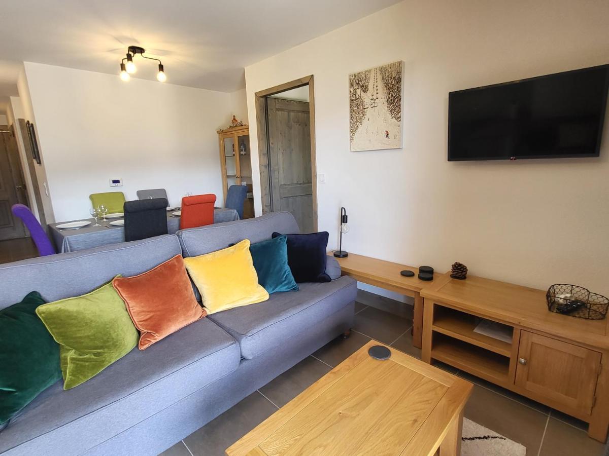 Plein Soleil Modern 3 Bedroom Apartment With Stunning Mountain Views Samoëns Dış mekan fotoğraf