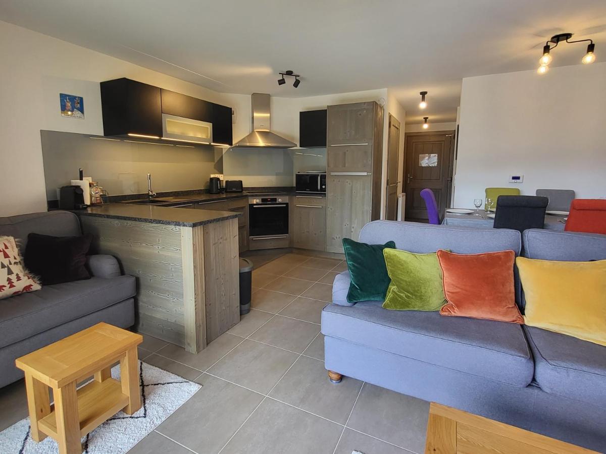Plein Soleil Modern 3 Bedroom Apartment With Stunning Mountain Views Samoëns Dış mekan fotoğraf