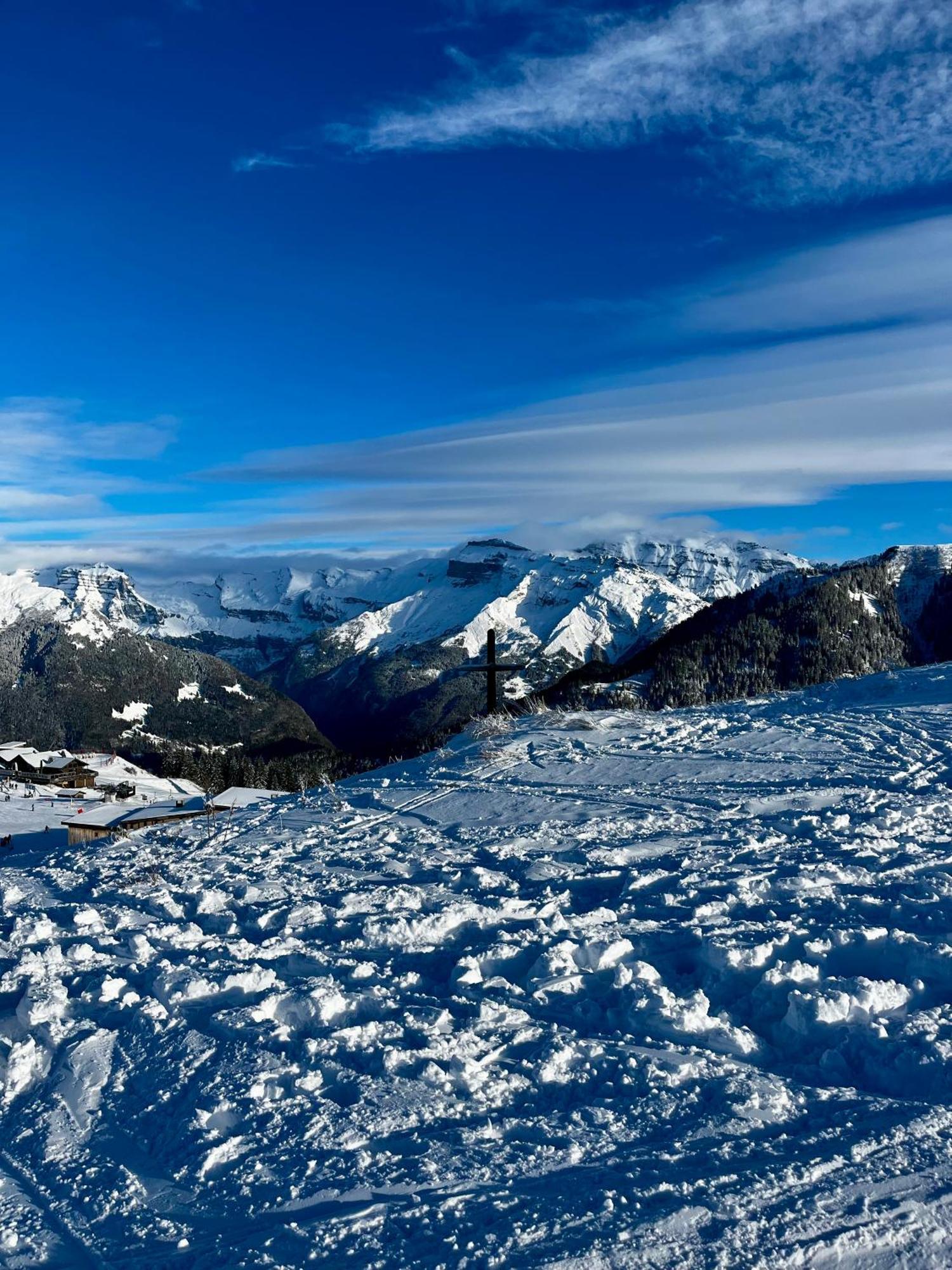 Plein Soleil Modern 3 Bedroom Apartment With Stunning Mountain Views Samoëns Dış mekan fotoğraf